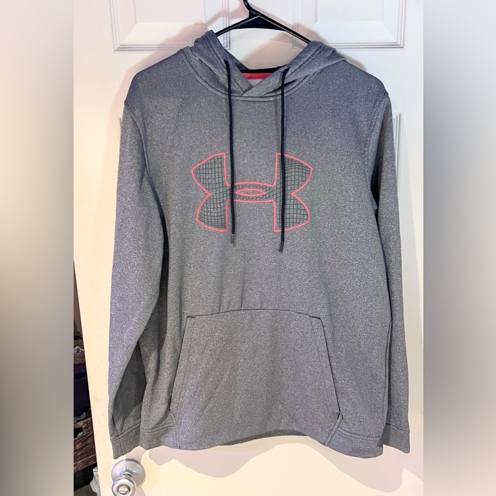 Under Armour Hoodie with Red Logo Size Large